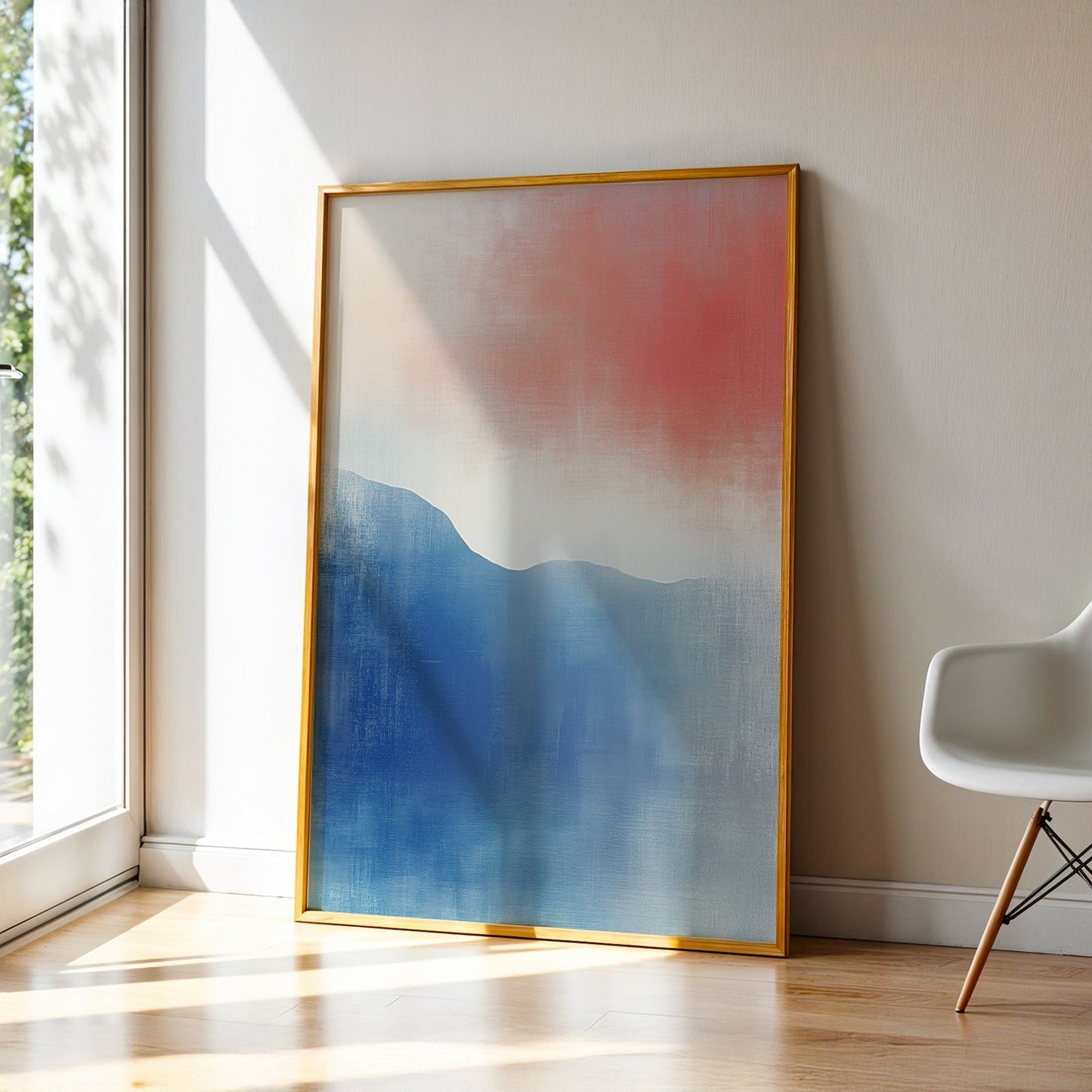 Abstract Art in a Lifestyle Setting Silent And Lucid by NYC Abstract