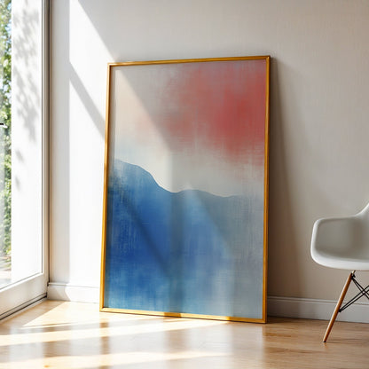 Abstract Art in a Lifestyle Setting Silent And Lucid by NYC Abstract