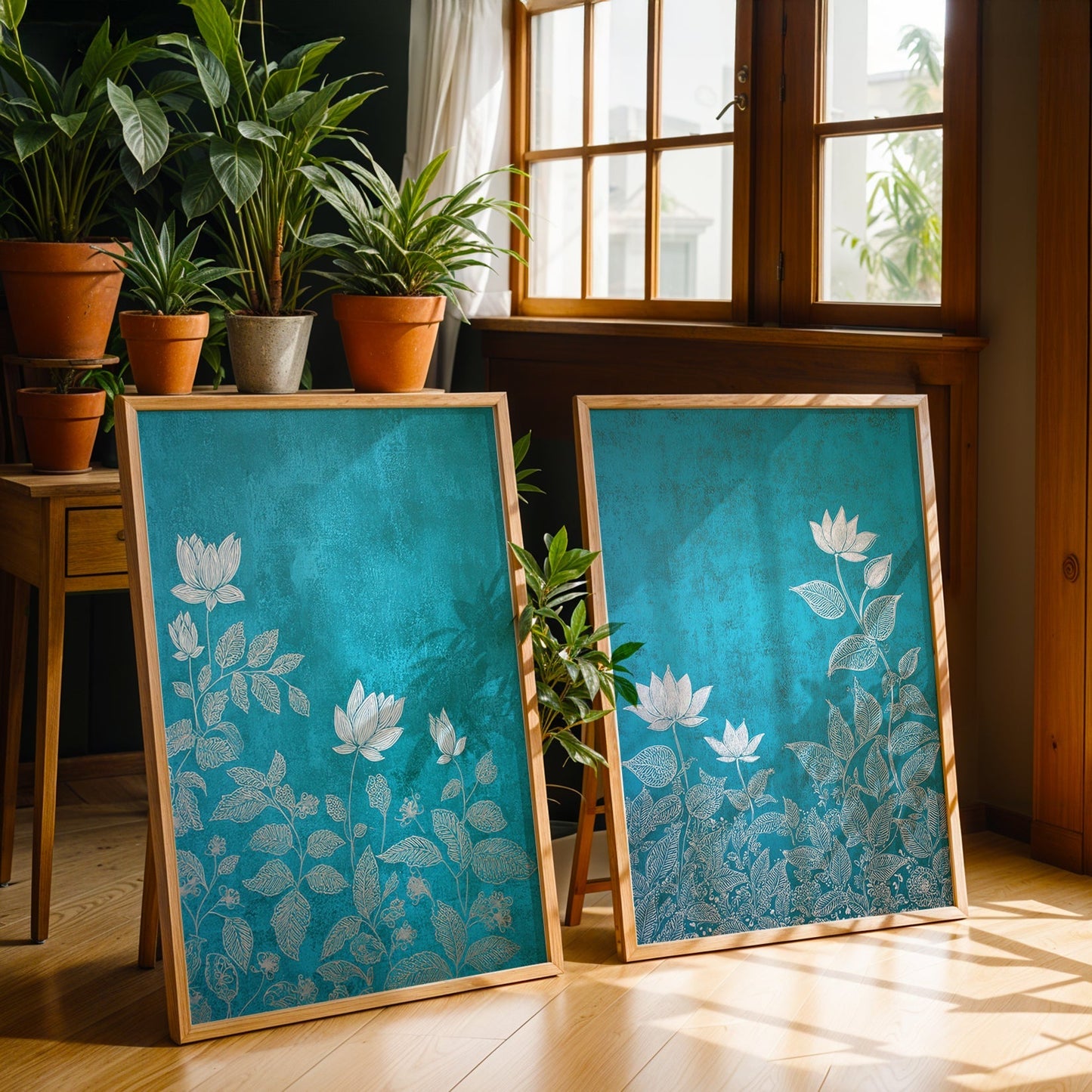 Heritage Indian Painting in a Lifestyle Setting