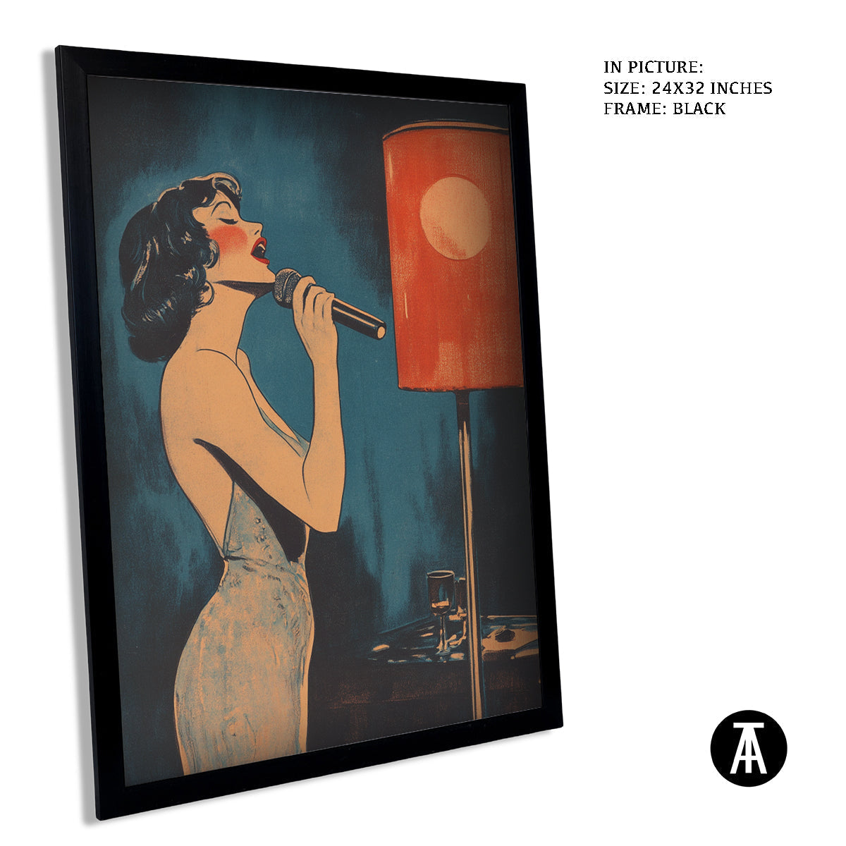 Artwork in Metal Earling Silver Frame