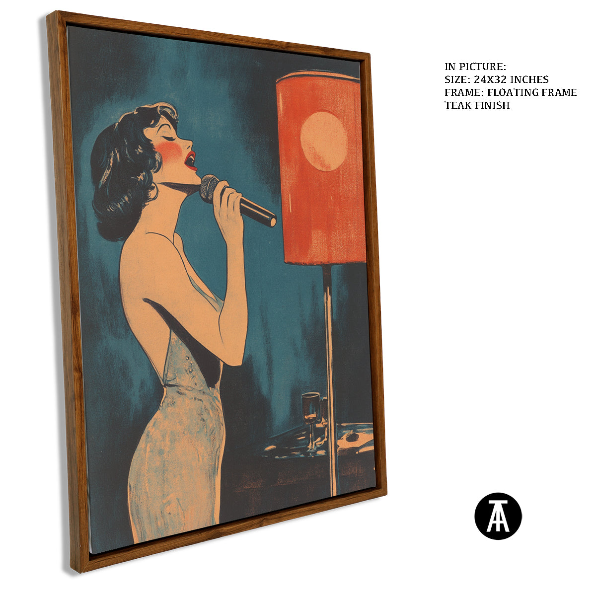 Artwork in Floating Frame