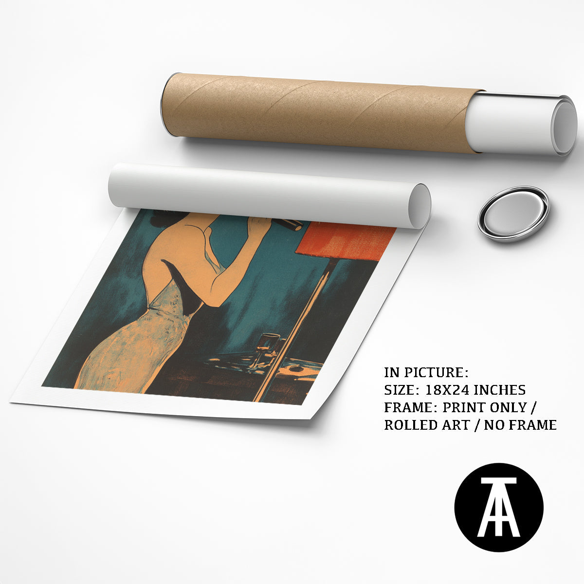 Artwork as Print Only or Rolled Art