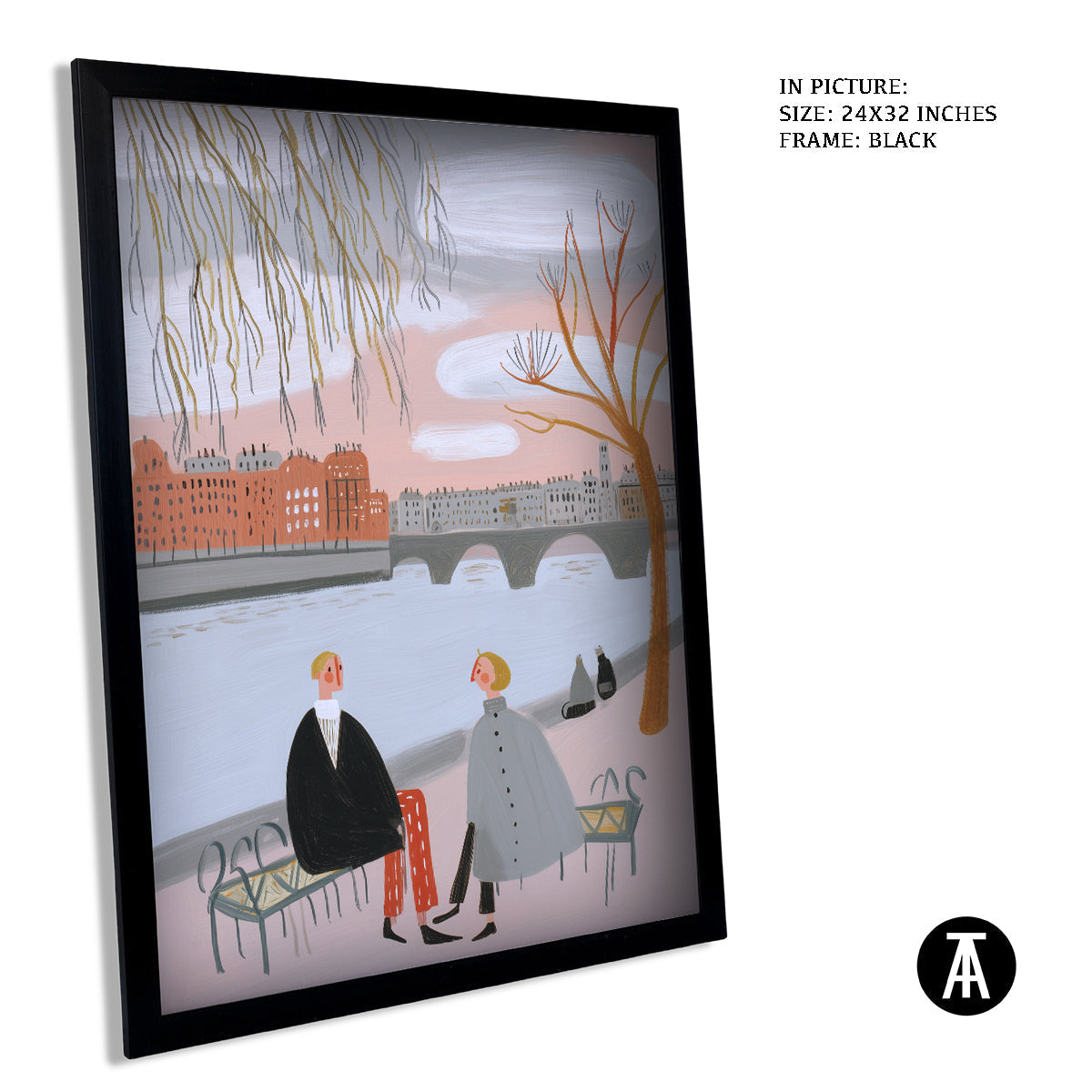 Artwork in Black Frame
