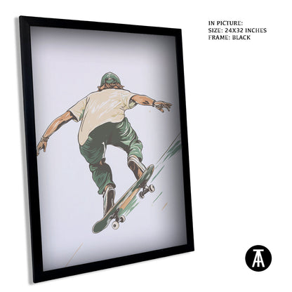 Artwork in Metal Earling Silver Frame