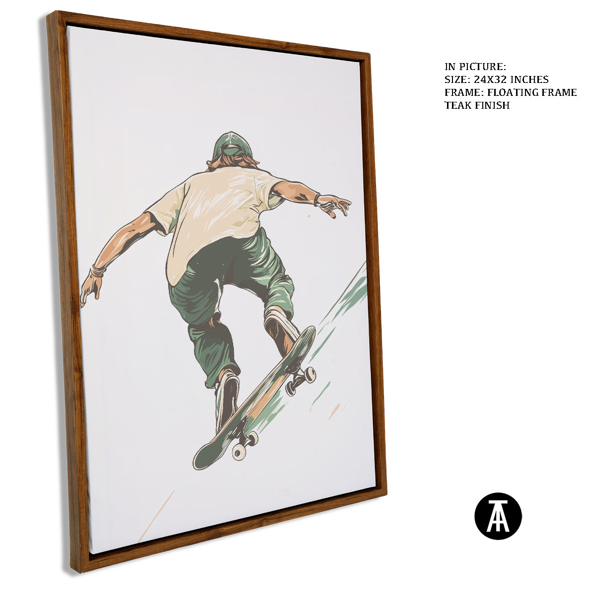 Artwork in Floating Frame