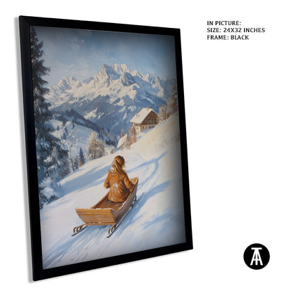 Artwork in Metal Earling Silver Frame