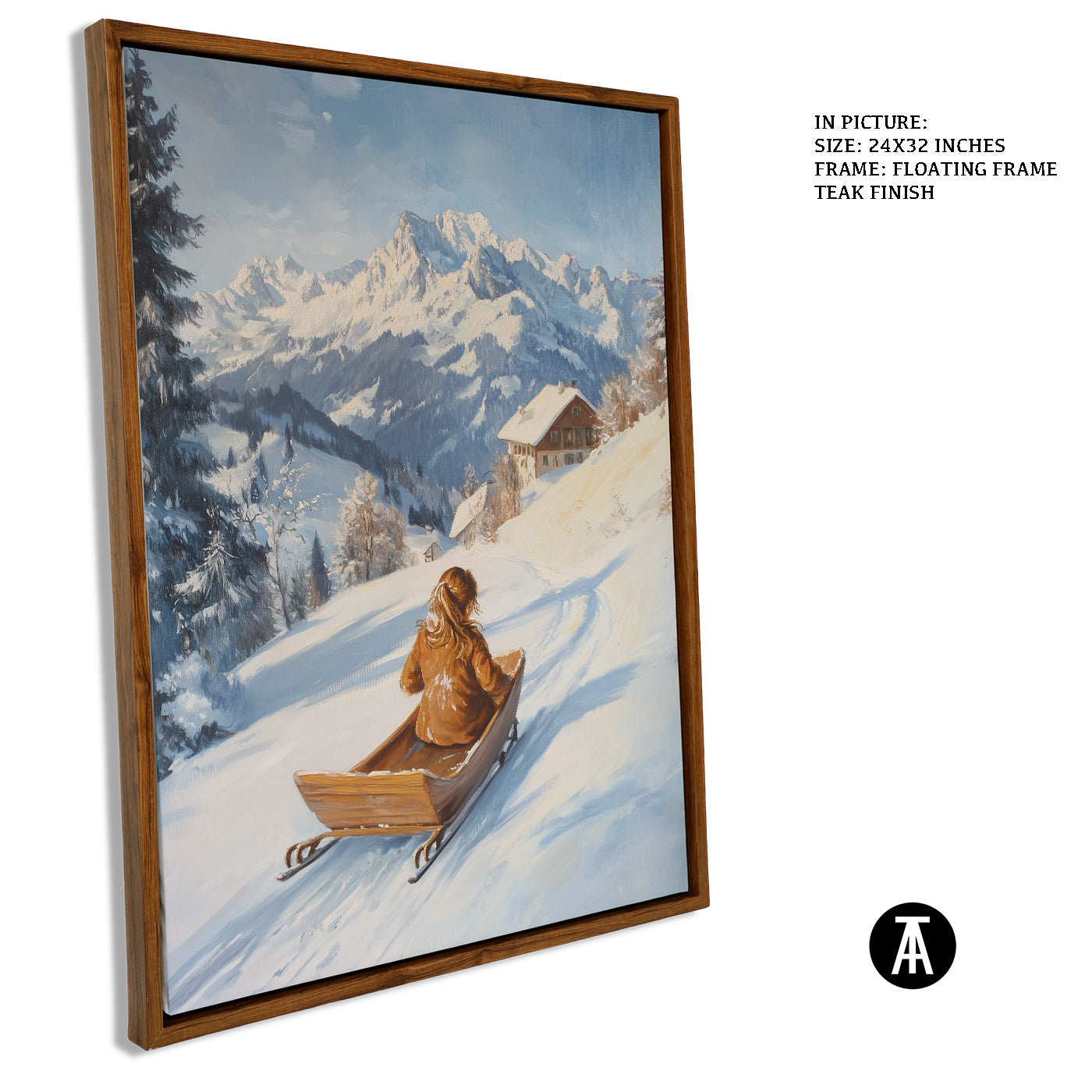 Artwork in Floating Frame