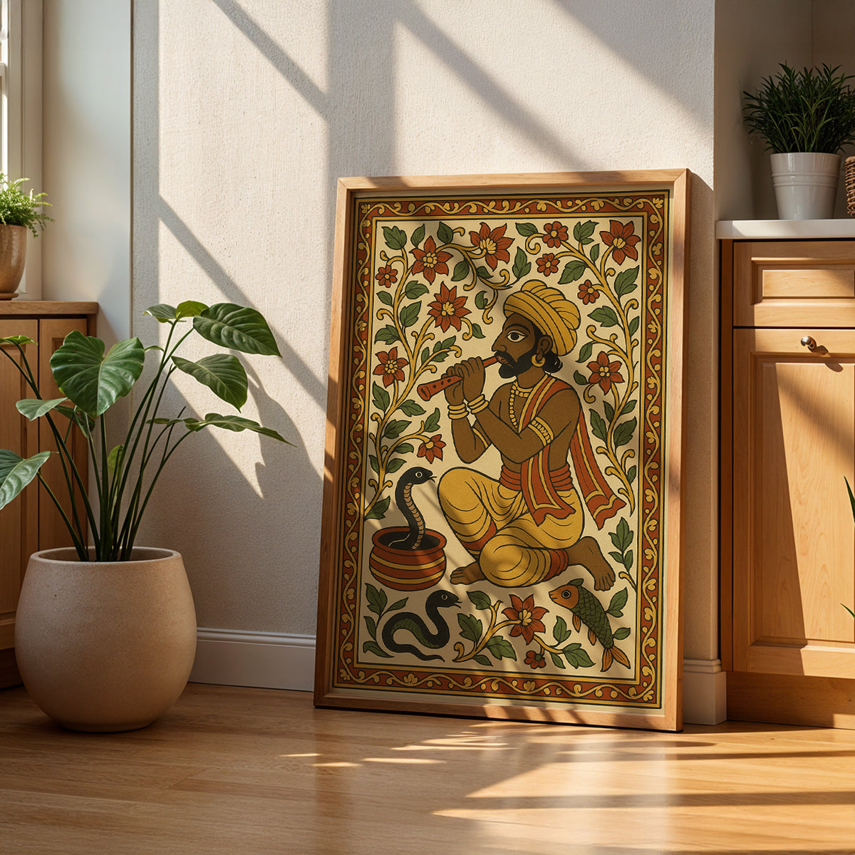 Heritage Indian Painting in a Lifestyle Setting