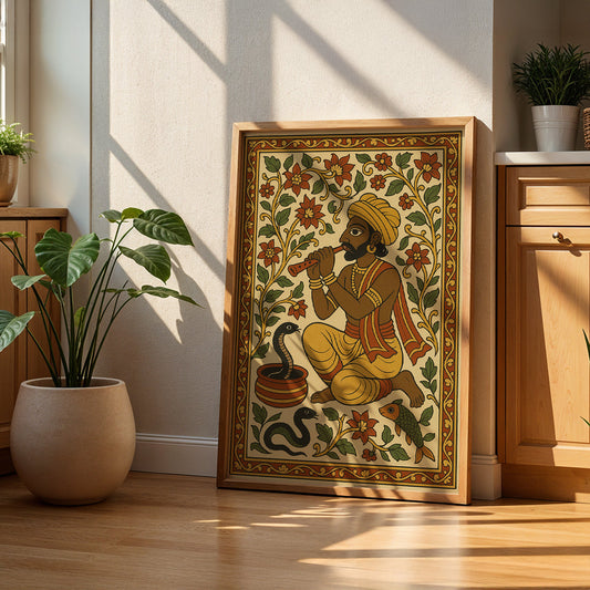 Heritage Indian Painting in a Lifestyle Setting