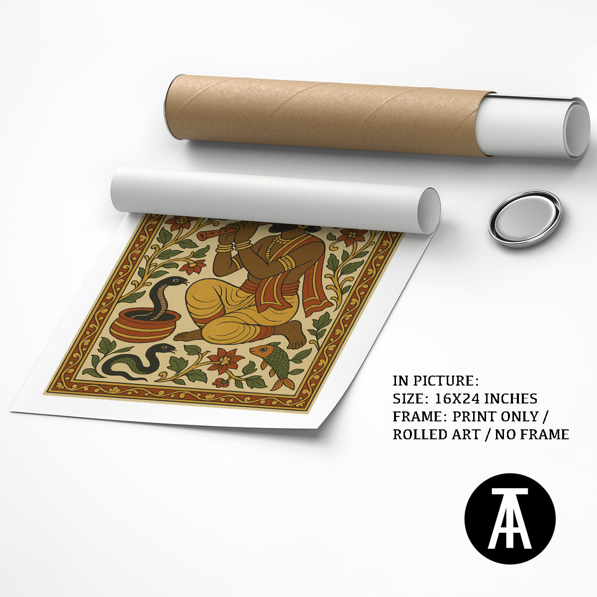 Artwork as Print Only / Rolled Art