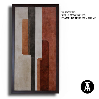 Artwork in Metal Champagne Gold Frame