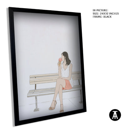 Artwork in Metal Earling Silver Frame