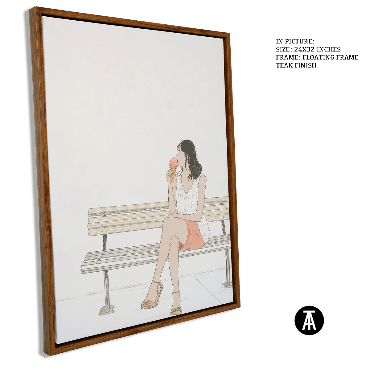 Artwork in Floating Frame