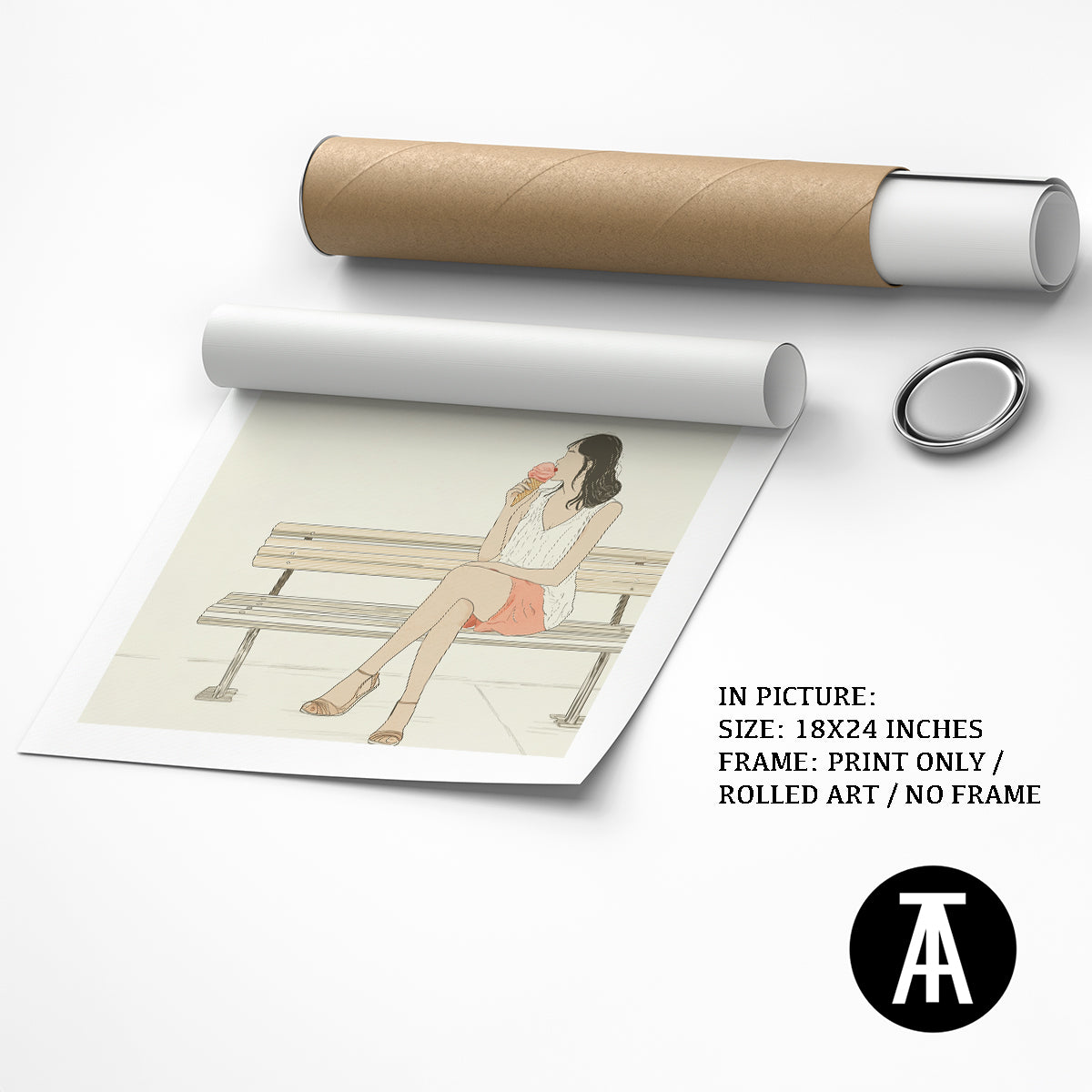 Artwork as Print Only or Rolled Art