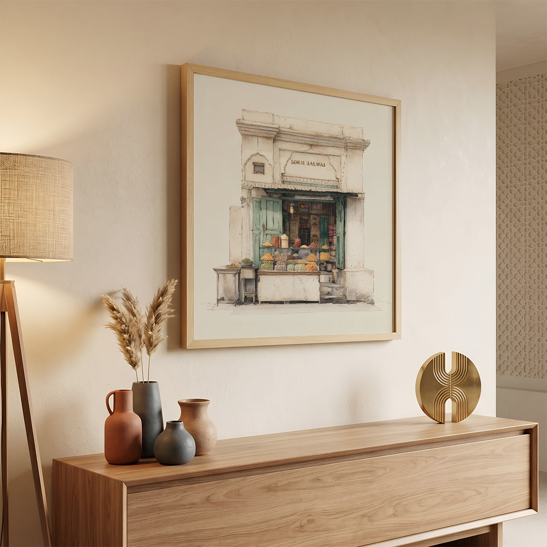 Indian Art in a Lifestyle Setting