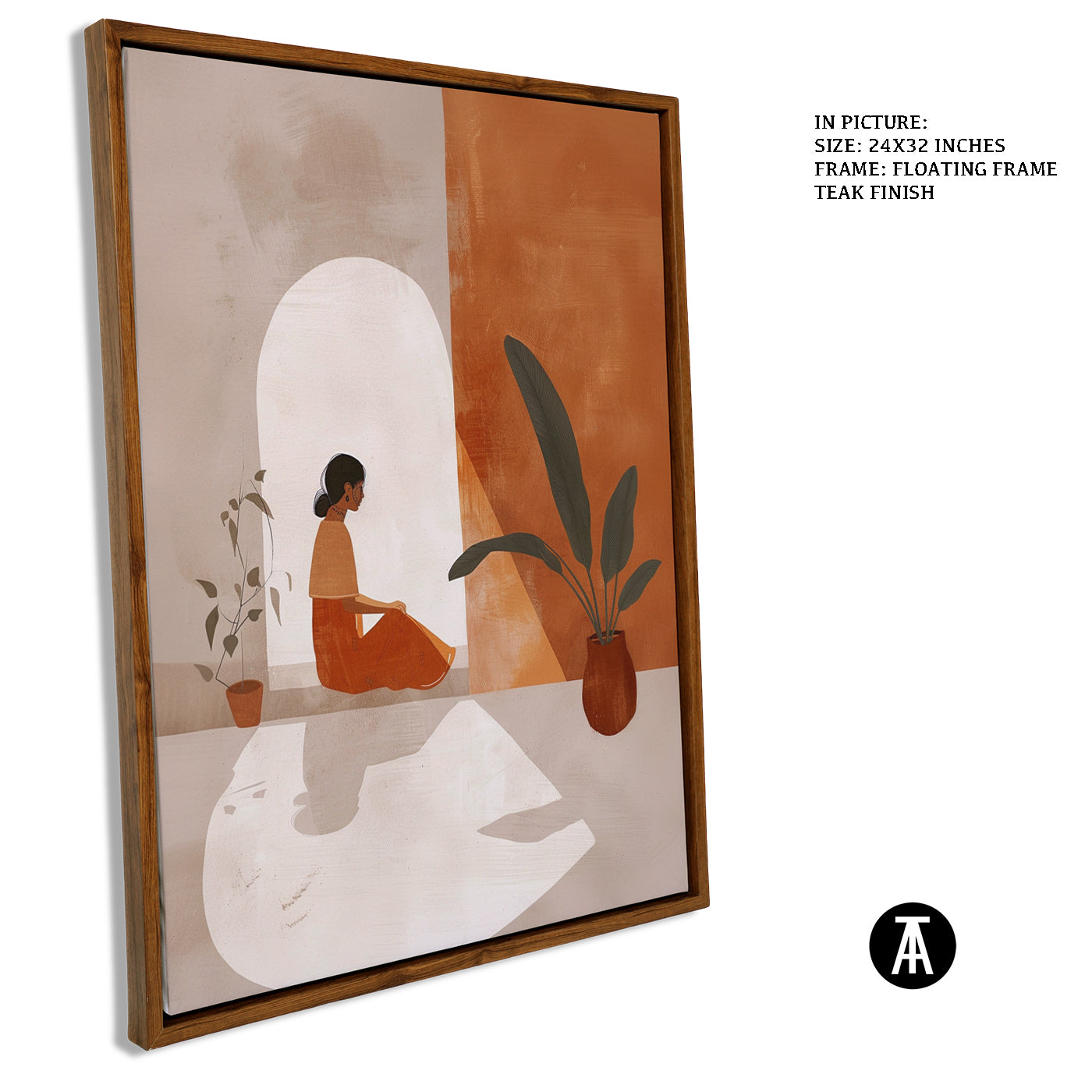 Artwork in Floating Frame