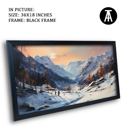 Artwork in Metal Earling Silver Frame