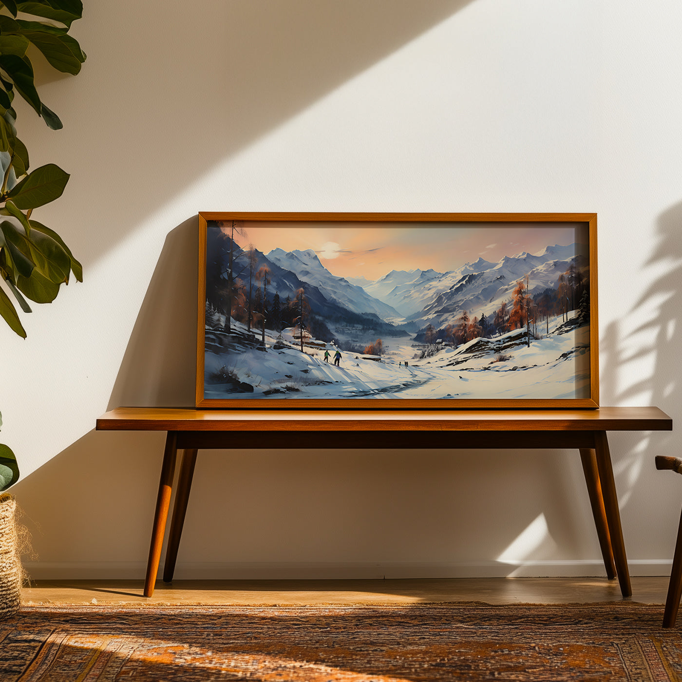 Indian Artwork in a Lifestyle Setting