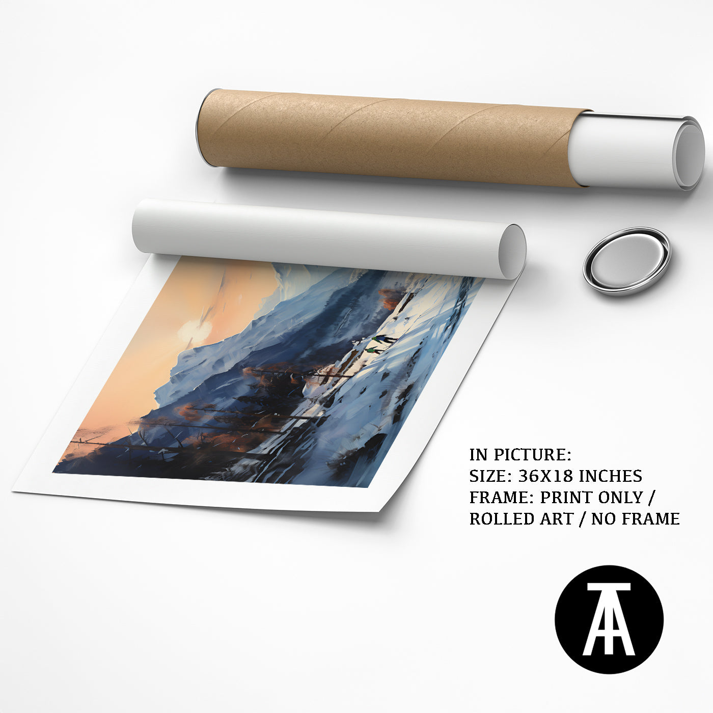 Artwork as Print Only or Rolled Art