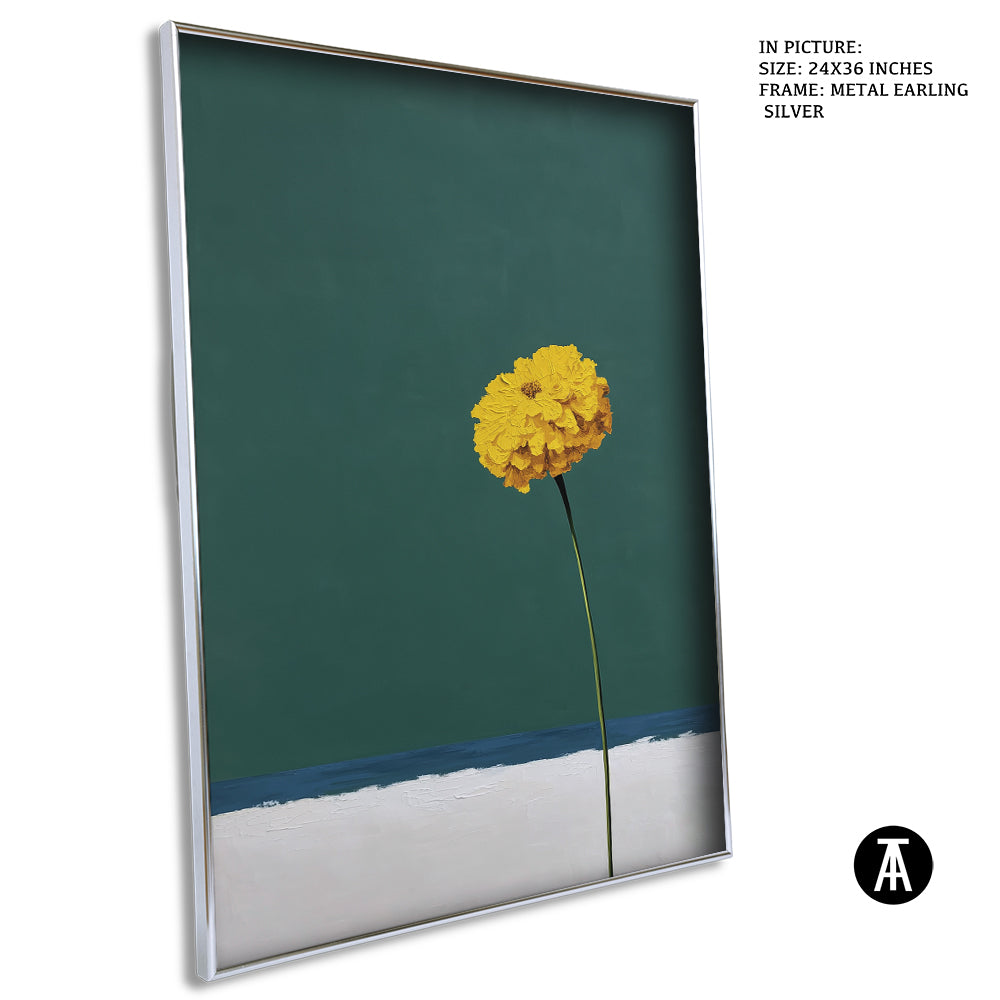 Artwork in Metal Earling Silver Frame