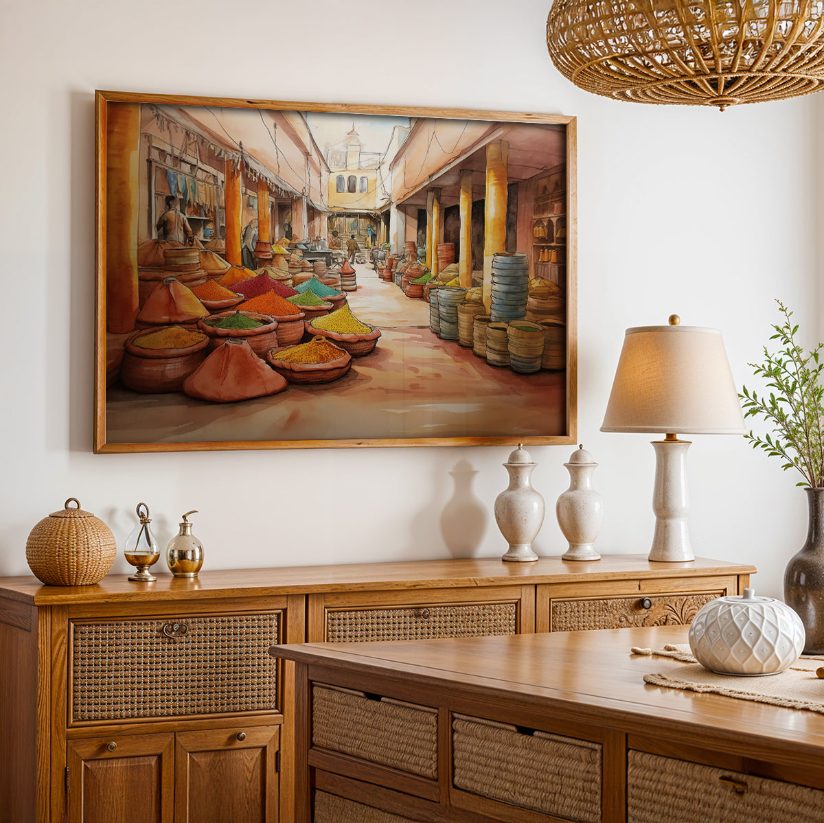 Limited Edition Painting in a Lifestyle Setting