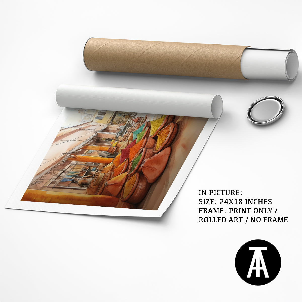 Artwork as Print Only or Rolled Art