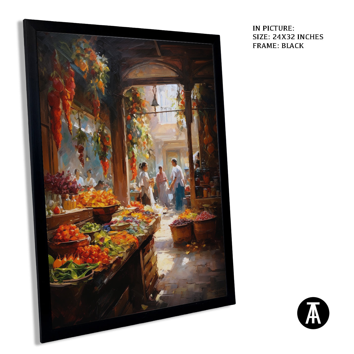 Artwork in Metal Earling Silver Frame