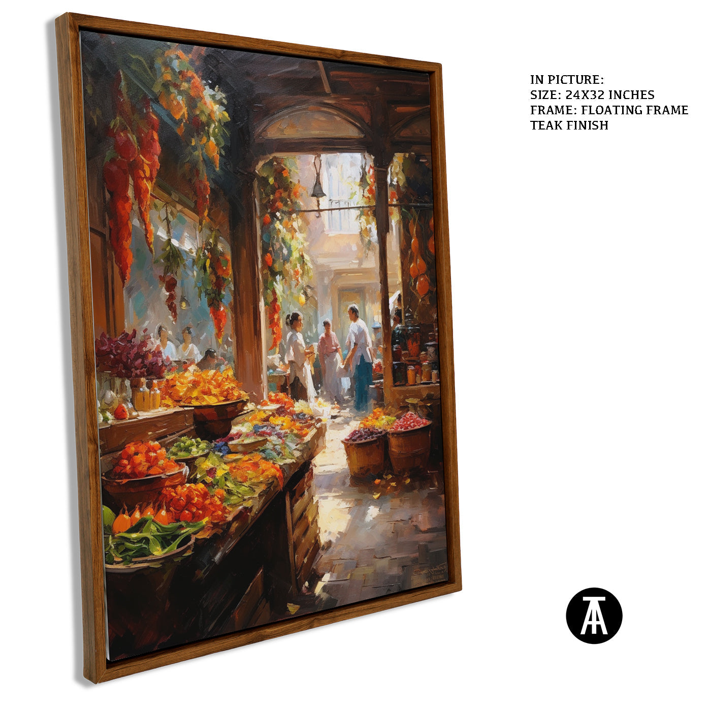Artwork in Floating Frame