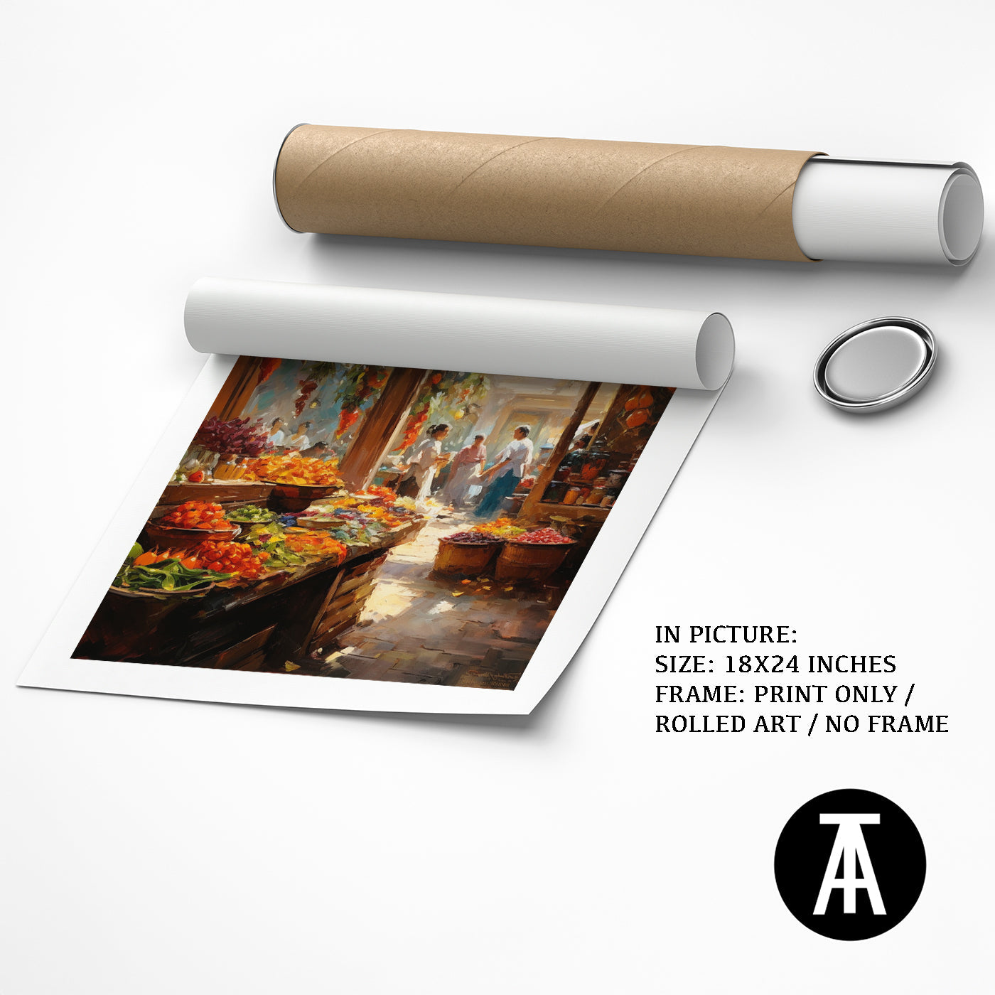 Artwork as Print Only or Rolled Art