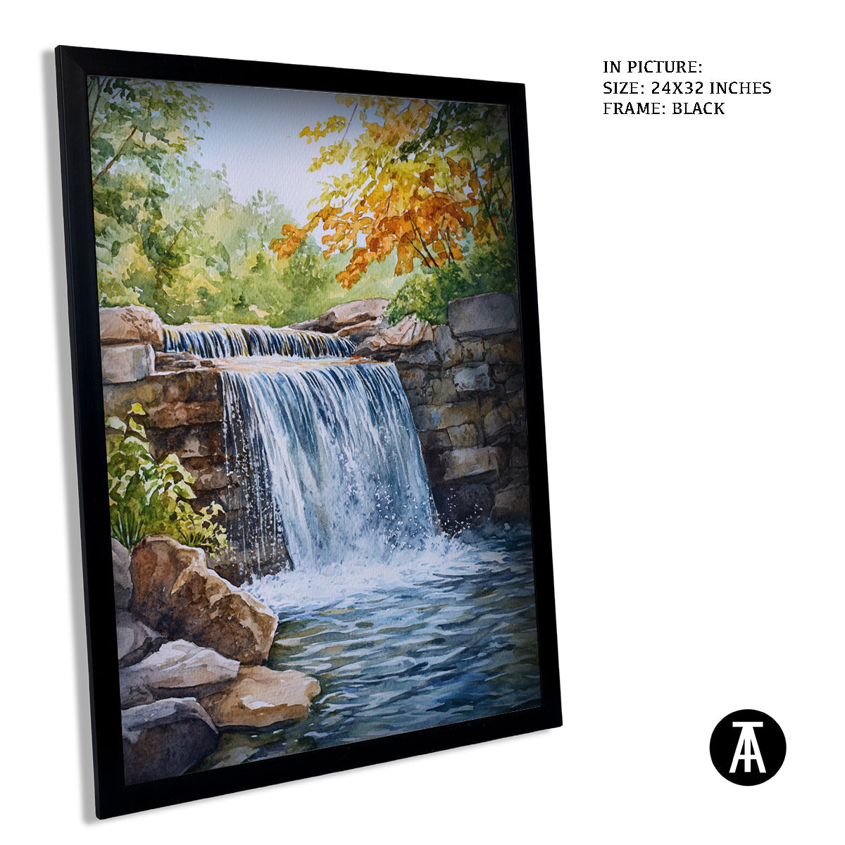 Artwork in Metal Earling Silver Frame