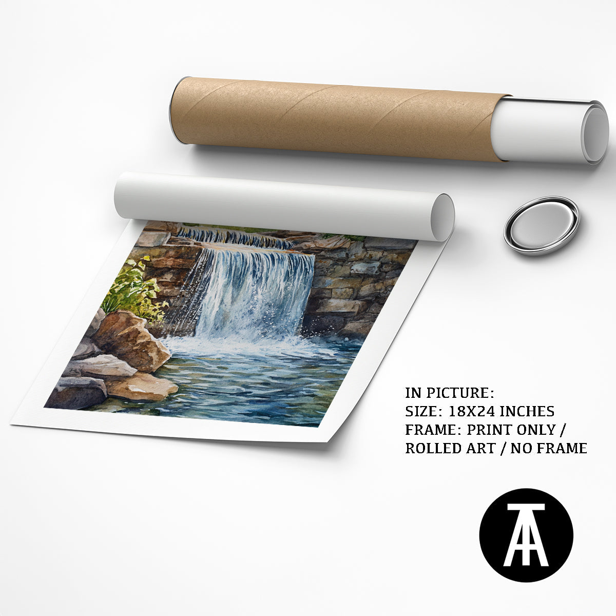 Artwork as Print Only or Rolled Art