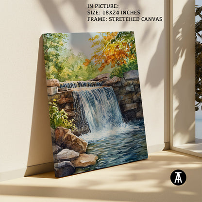 Artwork in Natural Wood Frame