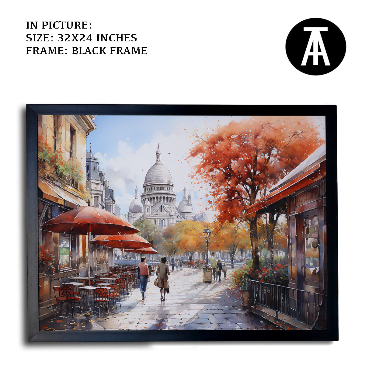 Artwork in Metal Earling Silver Frame