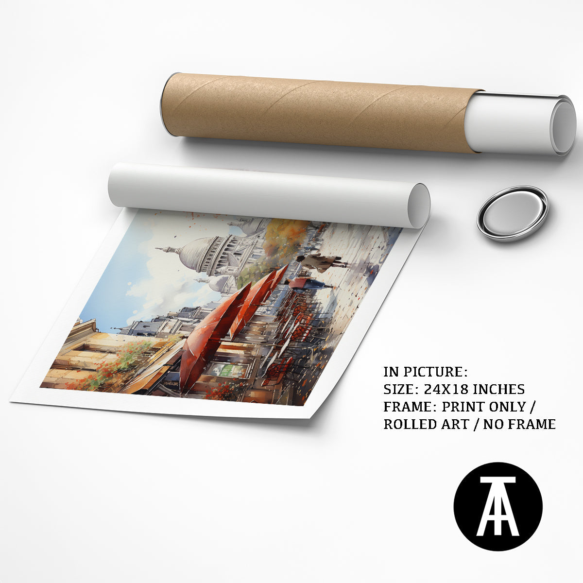 Artwork as Print Only or Rolled Art