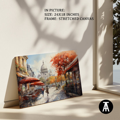 Artwork in Natural Wood Frame