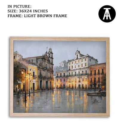 Artwork in Metal Earling Silver Frame