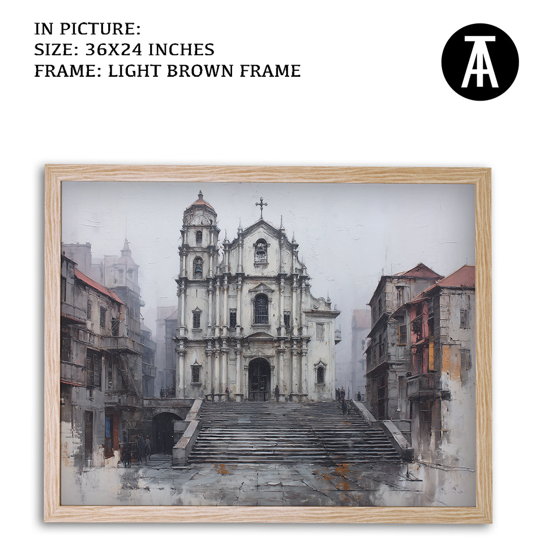 Artwork in Metal Earling Silver Frame