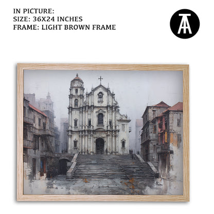 Artwork in Metal Earling Silver Frame