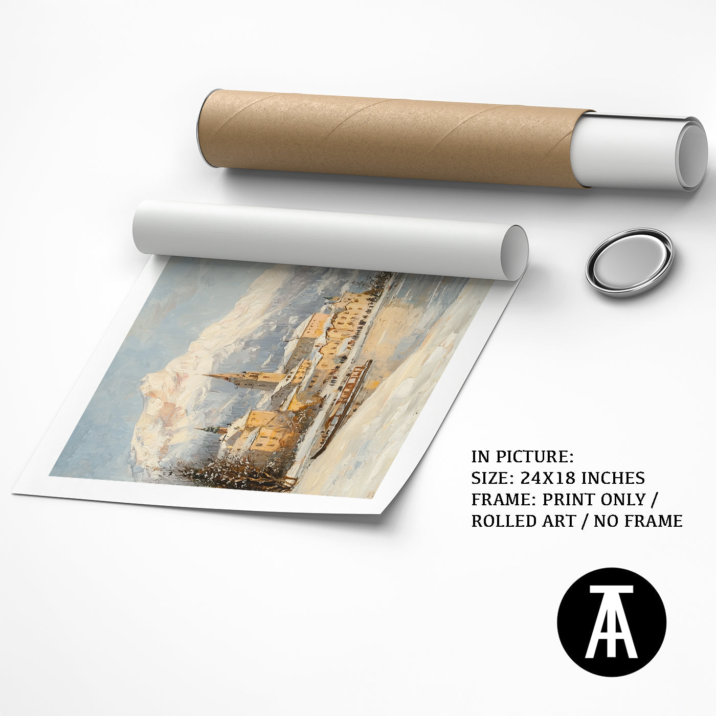 Artwork as Print Only or Rolled Art