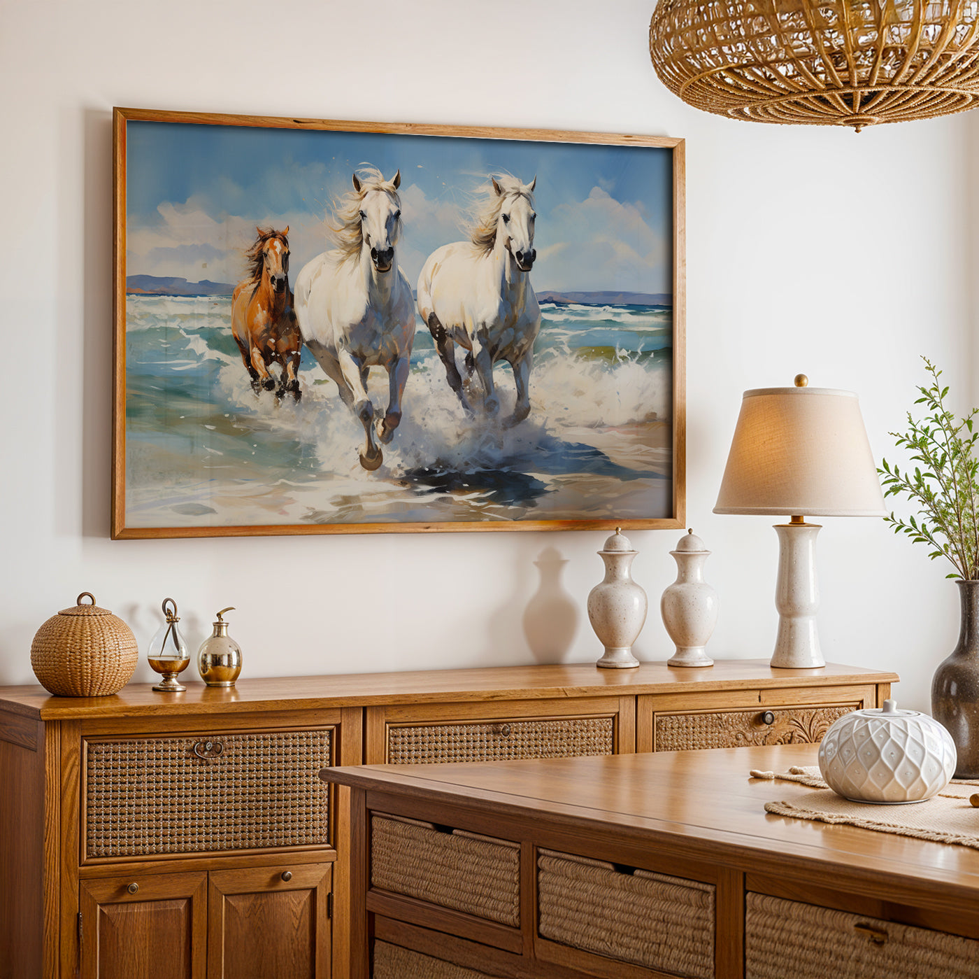 California Painting in a Lifestyle Setting