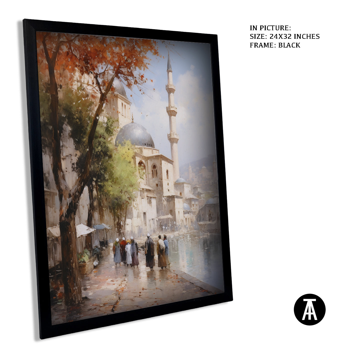 Artwork in Metal Earling Silver Frame