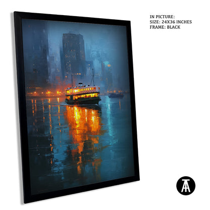 Artwork in Metal Earling Silver Frame