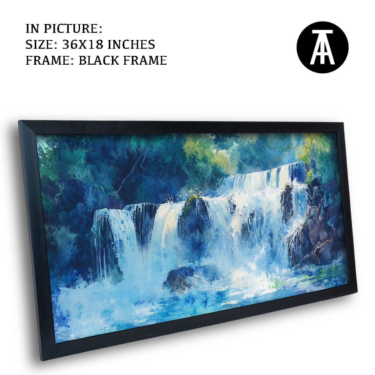 Artwork in Metal Earling Silver Frame