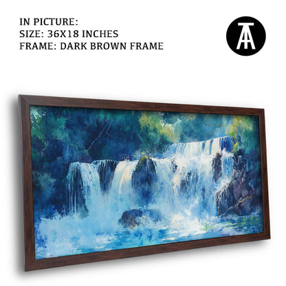 Artwork in Metal Champagne Gold Frame