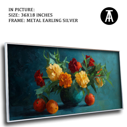 Artwork in Metal Earling Silver Frame