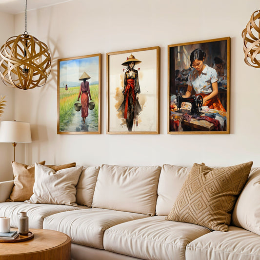 Gallery Wall Set in Lifestyle Setting