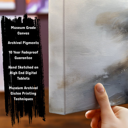 Information about Abstract Canvas Art Print