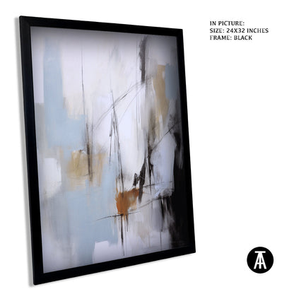Sample Artwork in Black Frame