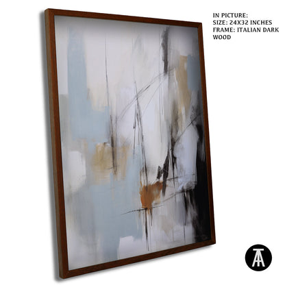 Sample Artwork in Italian Wood Framing Dark