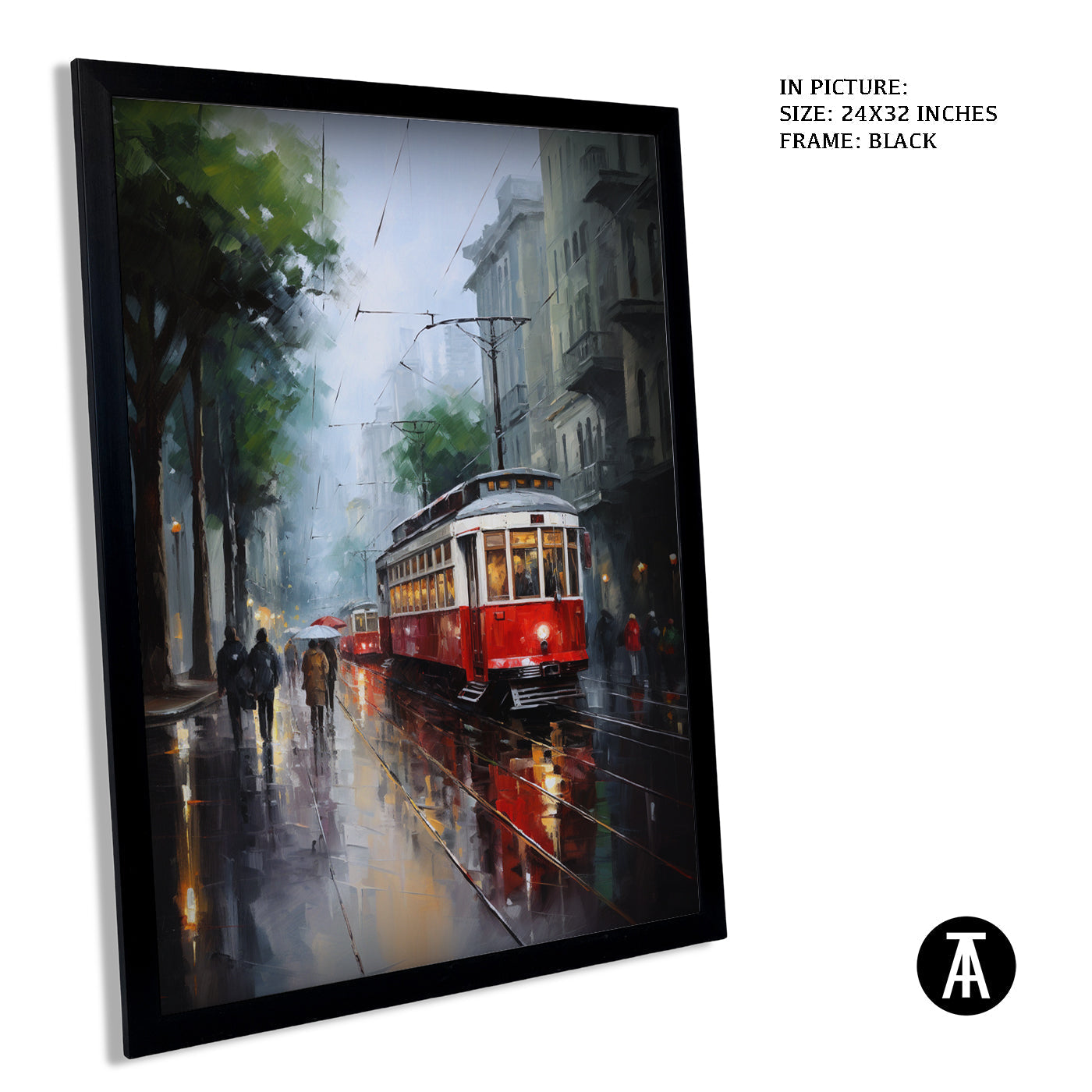 Artwork in Metal Earling Silver Frame